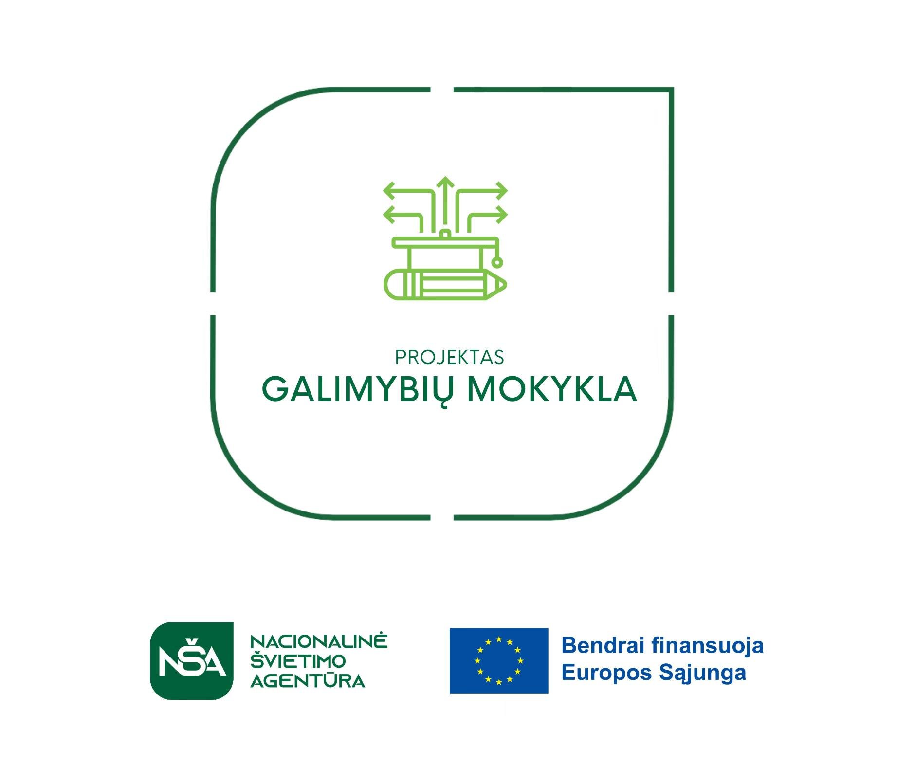 ES projektas „Galimybių mokykla“